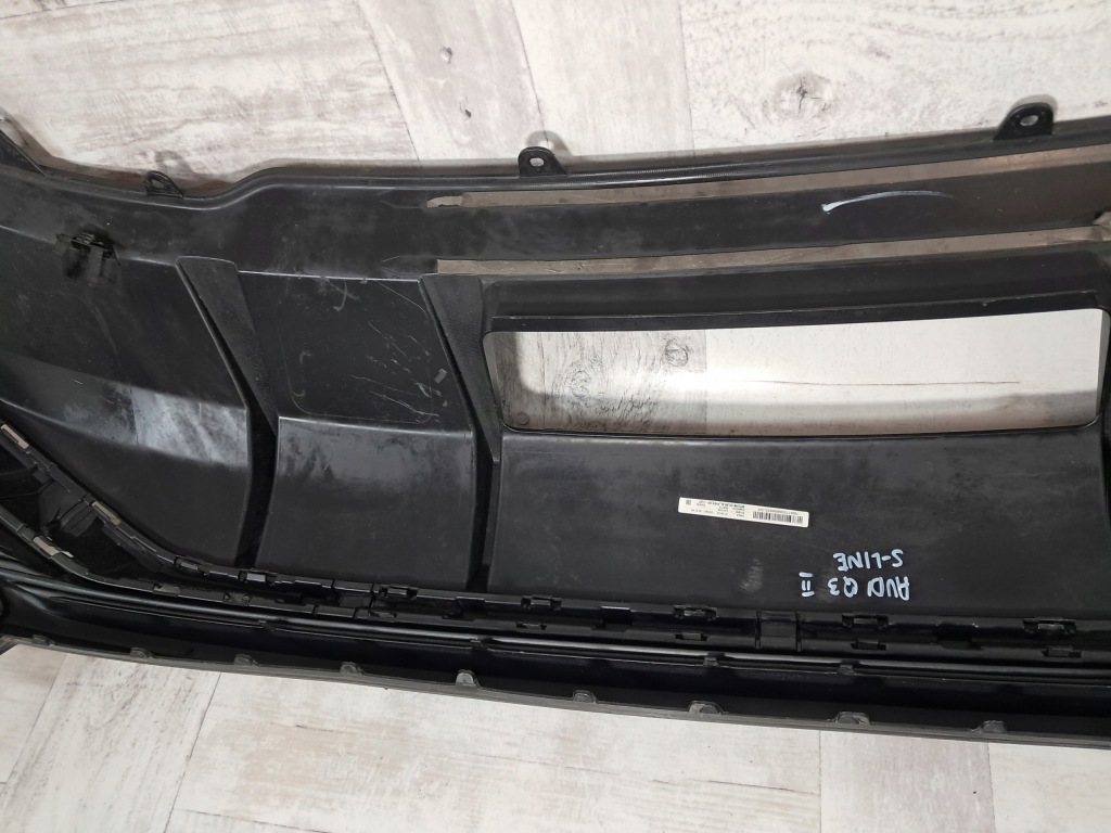 Audi q3 ii s-line спойлер диффузор бампера накладка задний  83f807521b Доставка