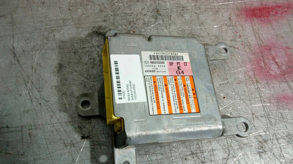 фото №1, Модуль подушка безопасности subaru forester iii 150300-0940
