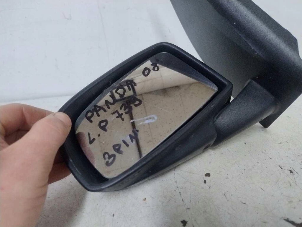 фото №6, Дзеркало ліва 3 pin fiat panda