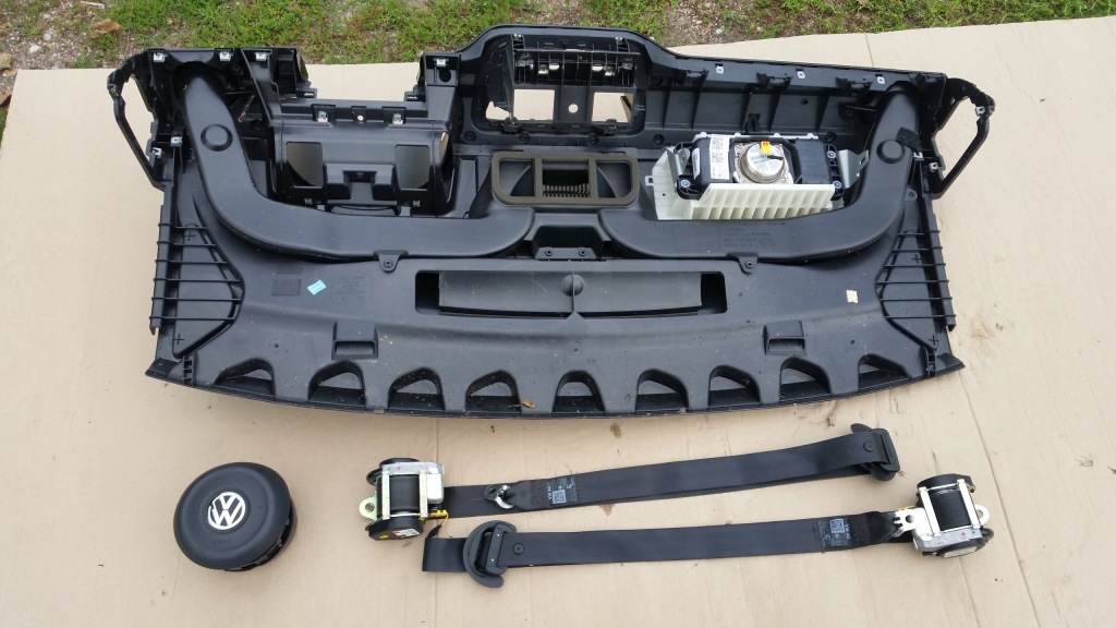 фото №11, Консоль приборная панель vw up skoda citigo seat mii 1s0857509 ремни poszuszki air bag