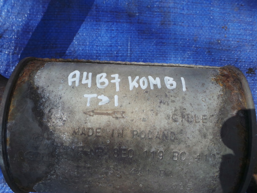 фото №4, Гасник kompletny audi a4 b7 2.0tdi kombi