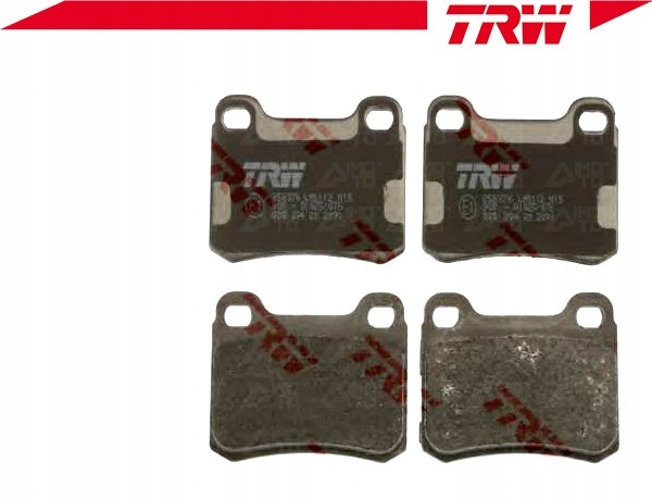 фото №3, Гальмівні колодки гальмівні mercedes задня w201 82-93 trw