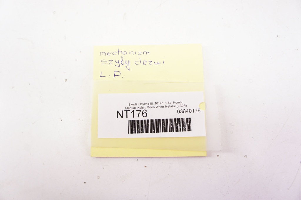 фото №6, Nt176 skoda octavia iii механизм стекло левый перед
