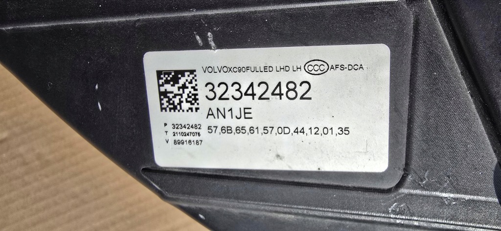 фото №6, Лампа передняя перед левая full led volvo xc90 ii full led 32342482