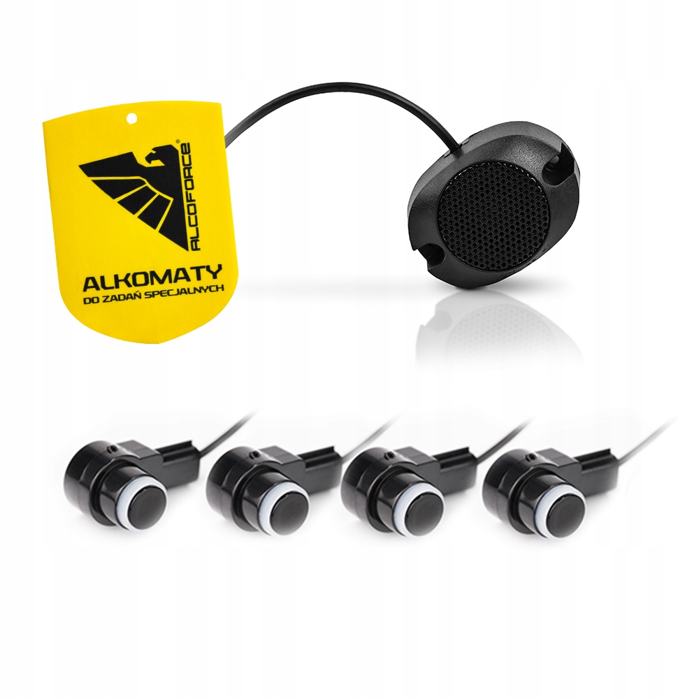 фото №10, 4x датчики паркування датчик заднього виду af-060 16,5 mm чорні звуковий сигнал