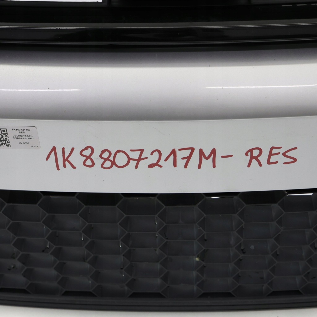 Vw scirocco mk3 передній бампер панель reflex silver сріблястий металік - a7w в Україні