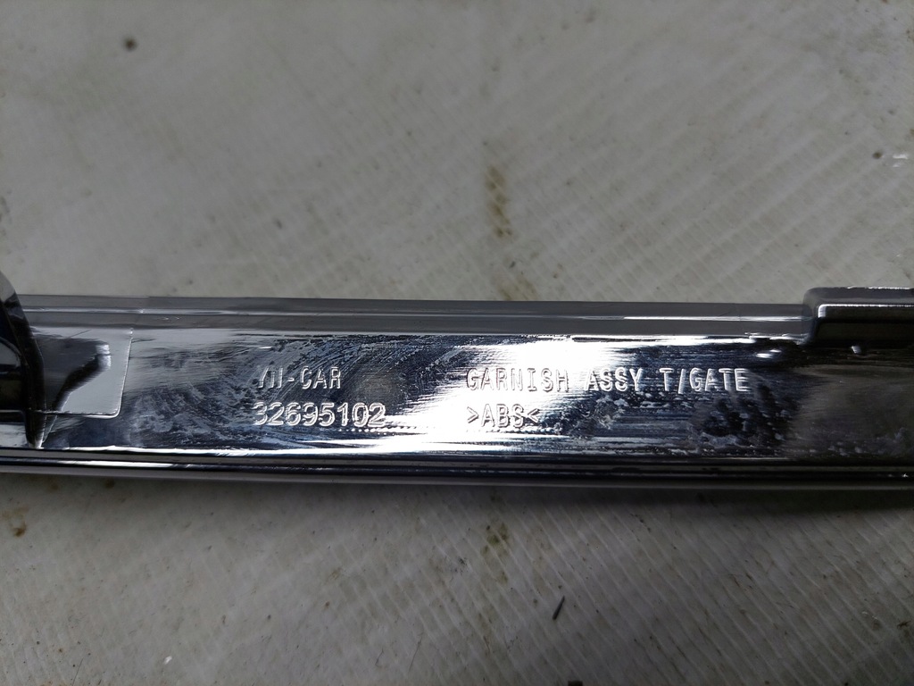 фото №8, Накладка молдинг декоративная хромированная хром крышки задняя kia venga lift 14- nowa orgi