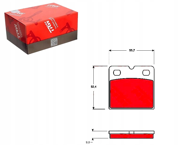 фото №1, Гальмівні колодки гальмівні audi задня r8 07-15 trw