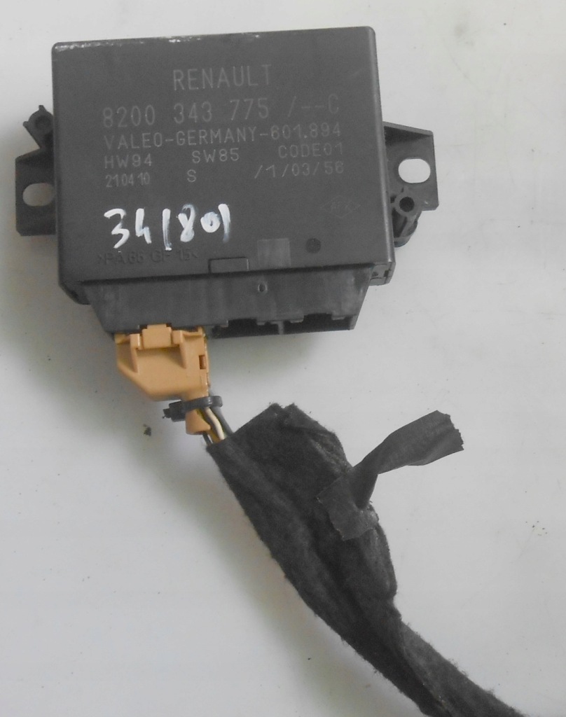 фото №1, Master ii movano модуль блок управления pdc 8200343775c