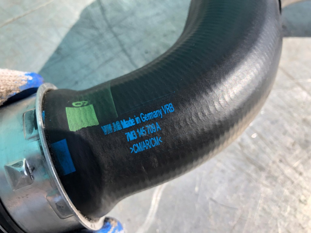 фото №2, Vw sharan wąż труба интеркулер