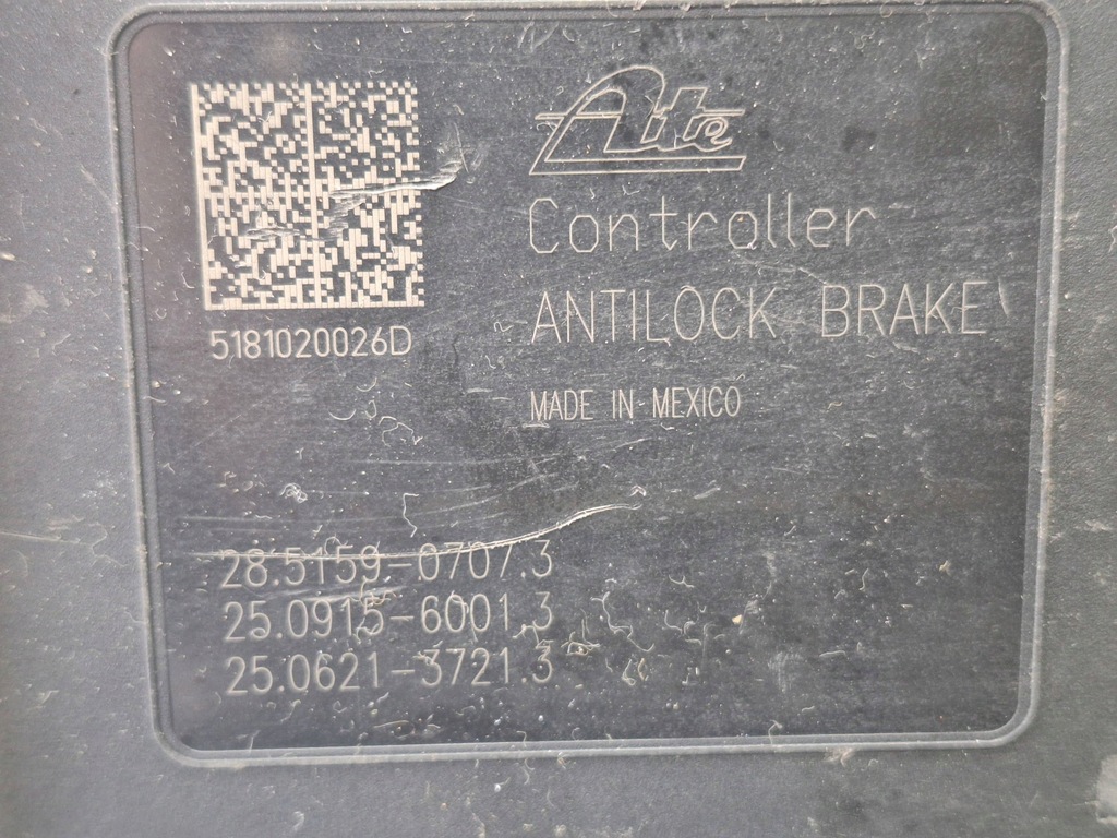 фото №9, Насос блок керування abs 28.5159-0707.3 00534550950 p04726568ai jeep compass ii