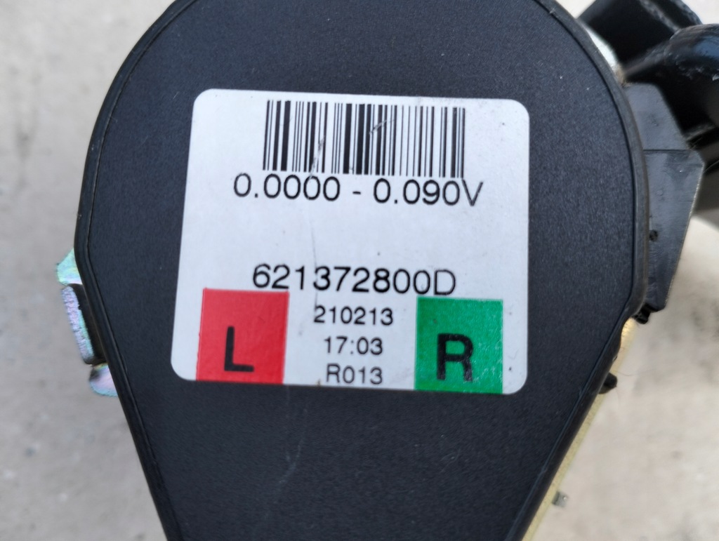 фото №10, Pas безпеки задня skoda rapid 621372800d