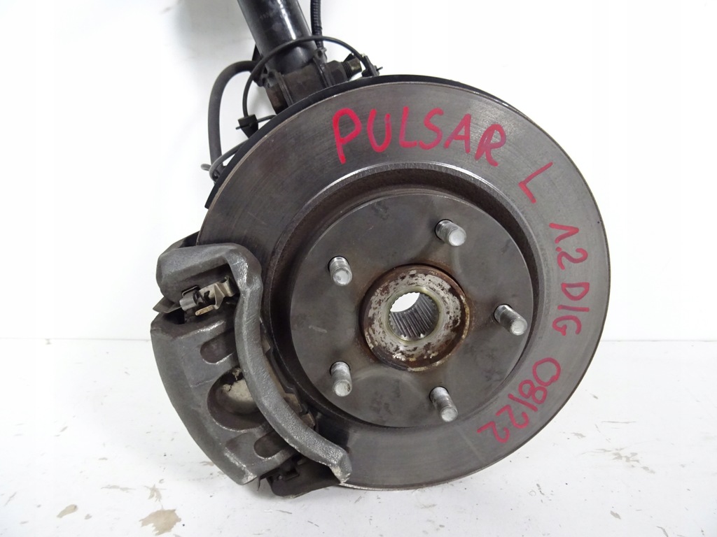 фото №7, Nissan pulsar 1.2 dig амортизатор поворотний кулак ліва амортизаторна стійка 2014-2018