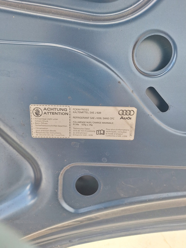 фото №13, Audi a3 8p капот кришка двигуна перед