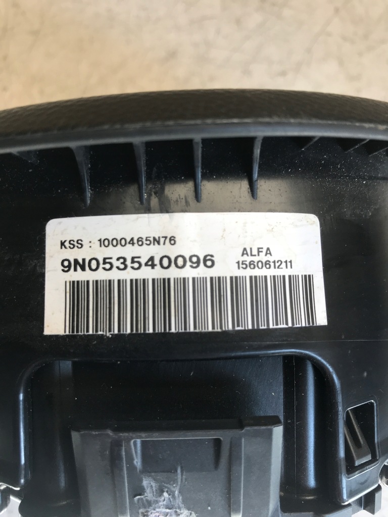 фото №5, Подушка подушка безопасности водителя alfa romeo оригинальный номер 156061211