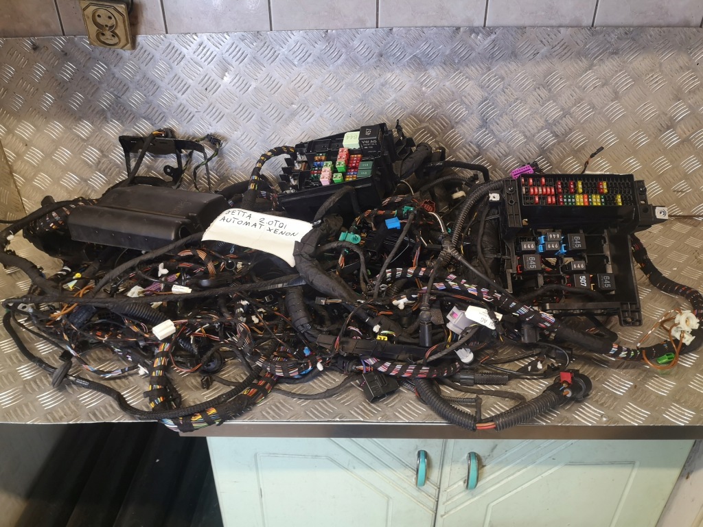 фото №2, Vw jetta 2016 r 2.0 tdi dsg ксенон электропроводка kompl