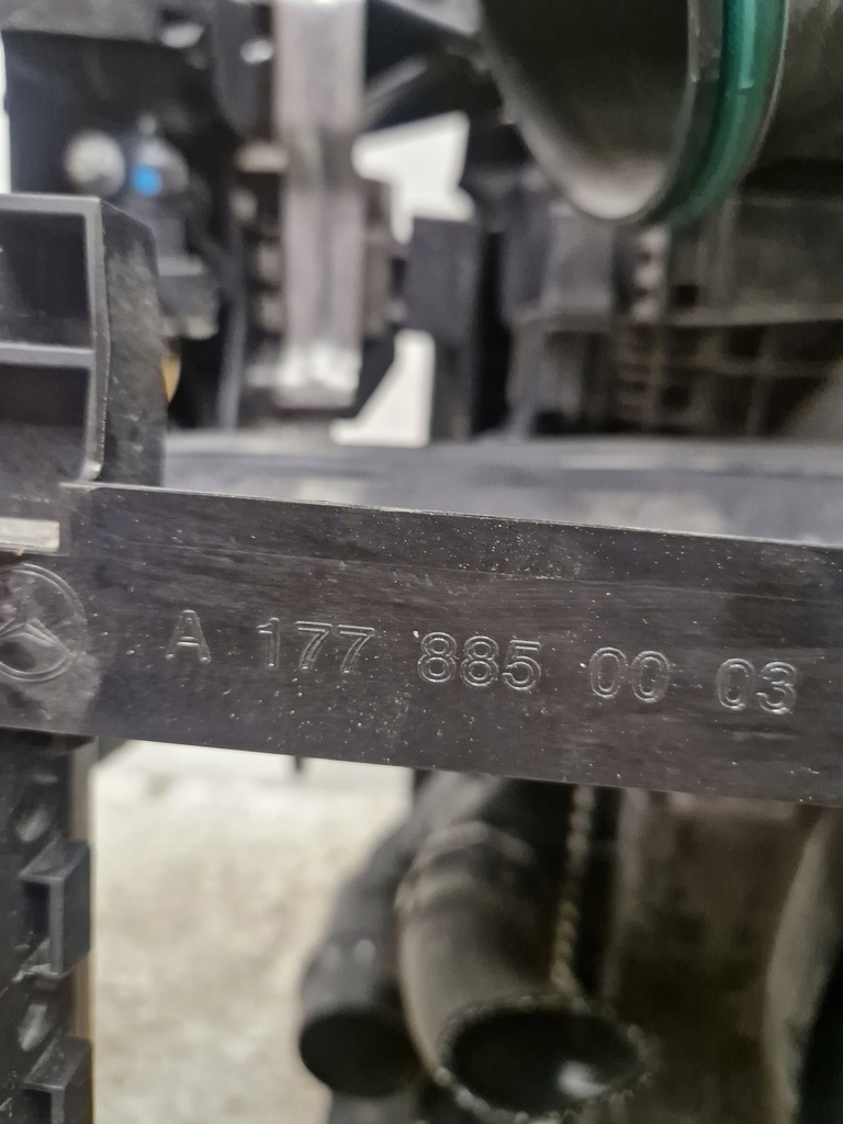 фото №11, Mercedes a-klasa a177 177 pas передний 1,3 усилитель радиатор демонтаж