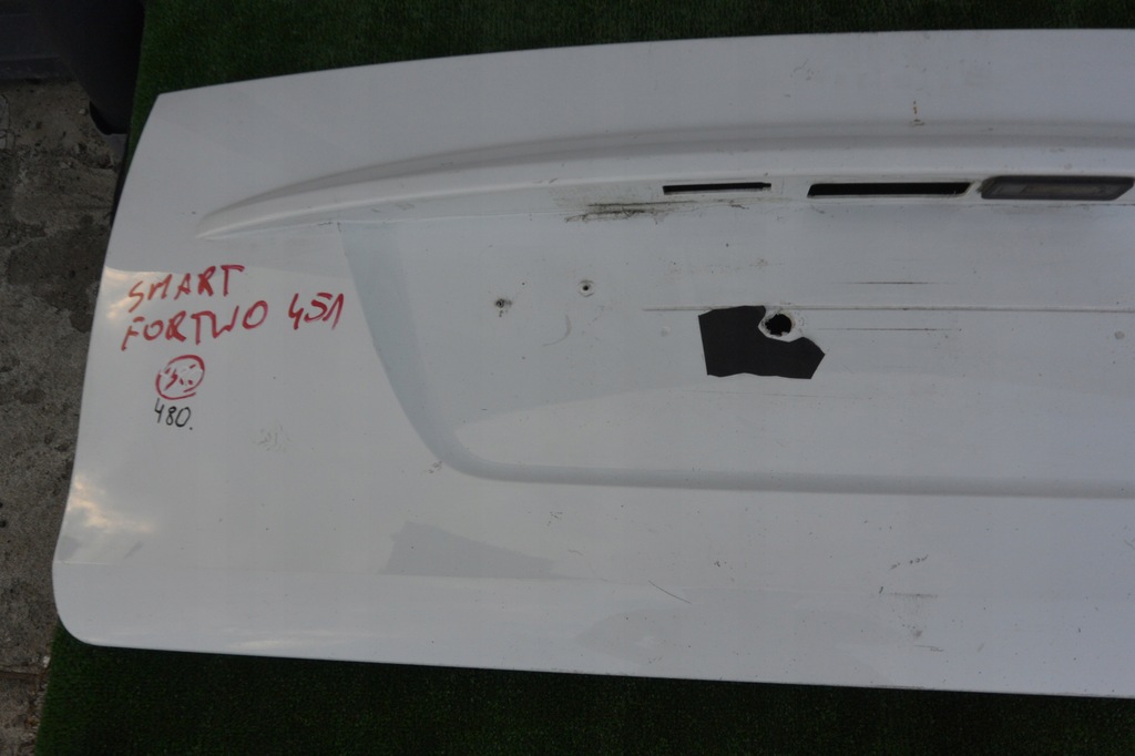 фото №8, Smart fortwo ii a451 крышка багажника задняя накладка 07-14