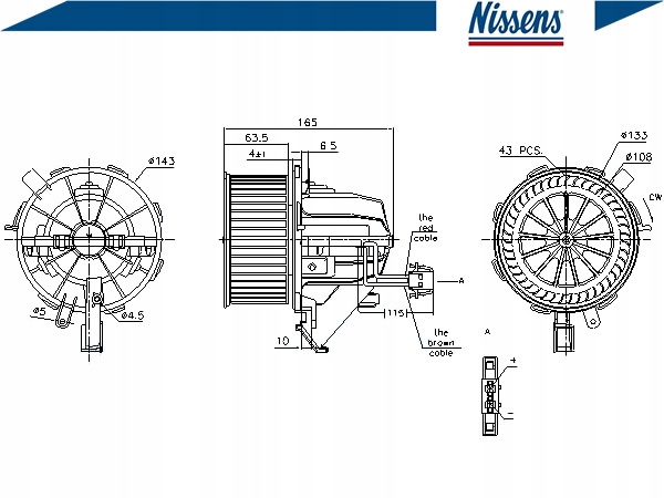 фото №2, Вентилятор воздуходувка [nissens]
