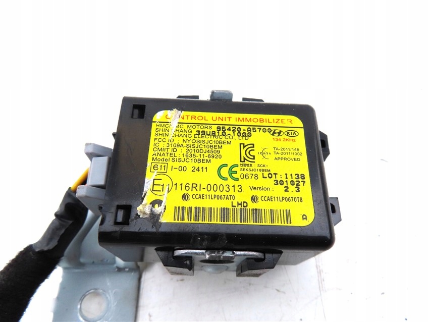фото №1, Модуль блок керування імобілайзер hyundai i30 ii 2012-2016 rok 95420-a5700