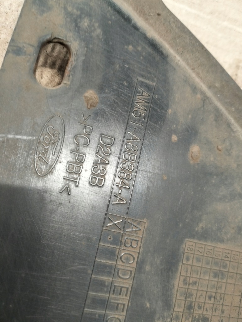 фото №12, Плита защита pod бампер ford c-max mk2 10-15 am51-a8b384-a