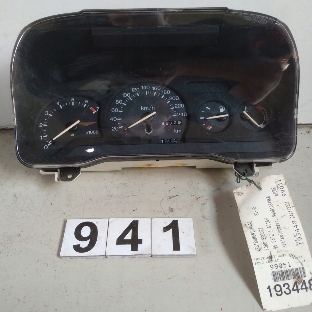 фото №1, Лічильник ford scort 94ab-10849-ka