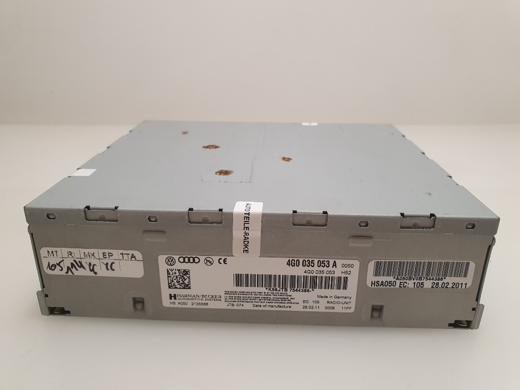 фото №3, Audi a6 c7 a4 s4 b8 q5 тюнер радио радио mmi