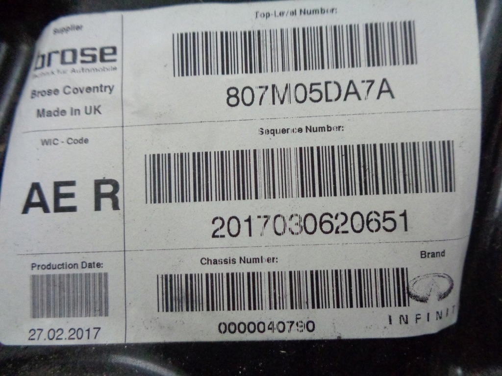 фото №4, Mercedes a-klasa w176 підйомник скло замок двері