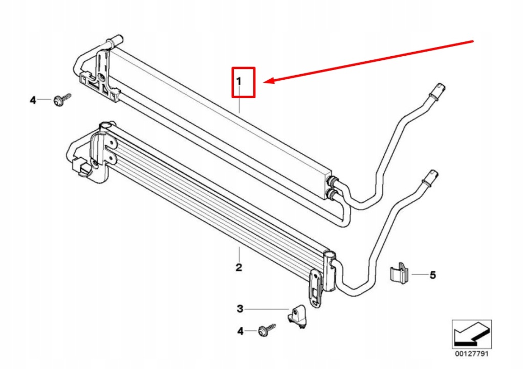 Купить Bmw 5 e60 радиатор системы усилителя руля 17217559960 7559960