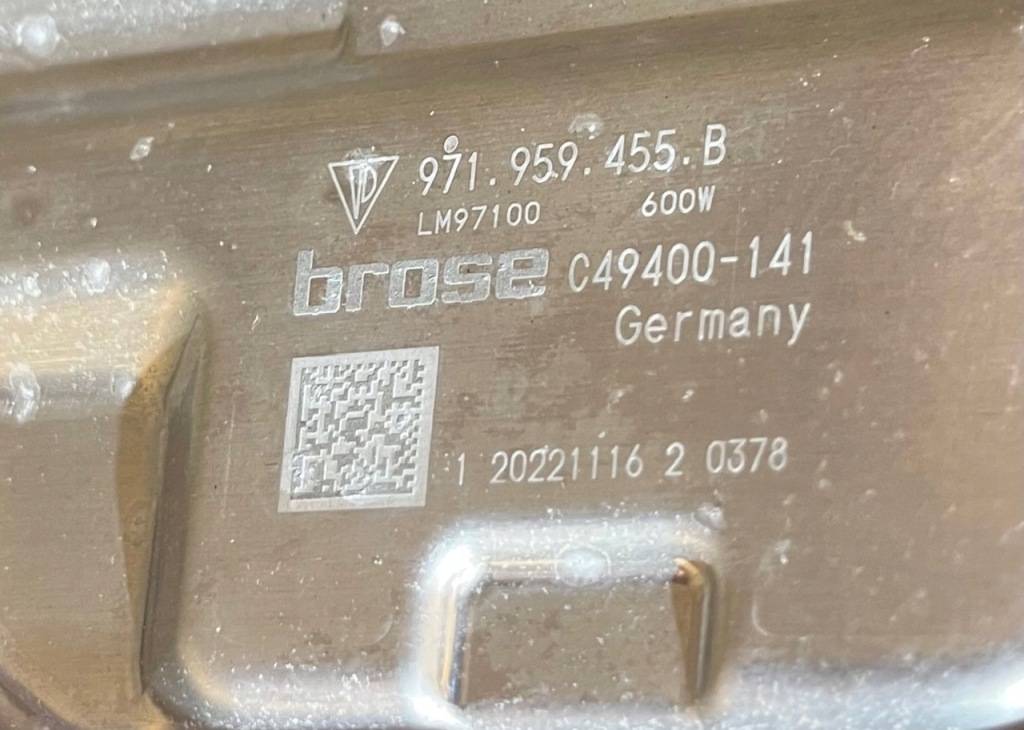 фото №8, Idealny kpl. pas усилитель радиатор вентилятор porsche panamera 971 2.9