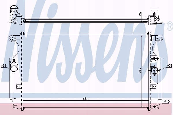 фото №15, Радиатор двигателя toyota auris avensis corolla ver