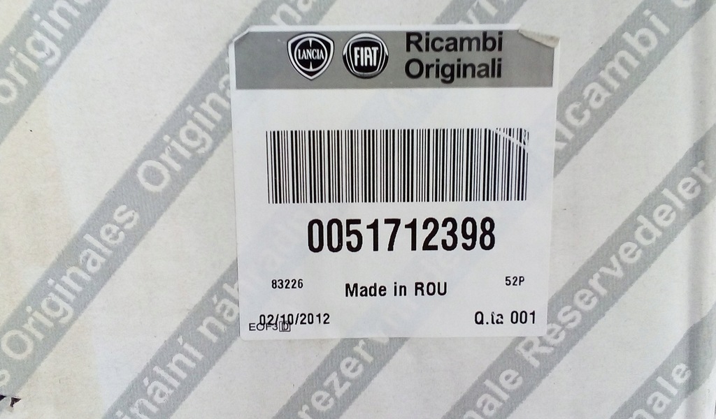 фото №7, Оригинал fiat фара перед левый 51712398 punto