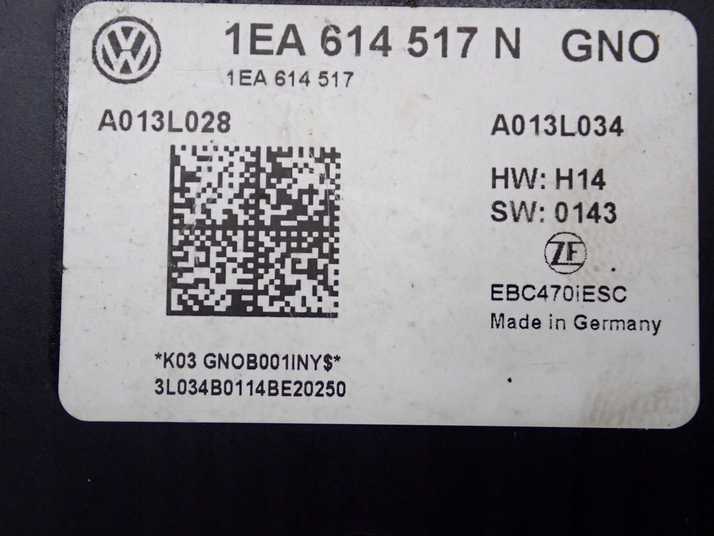 фото №7, Насос abs тормозная 1ea614517n vw id3 id.3 20r