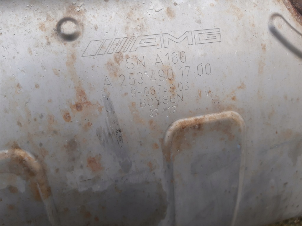 фото №7, Mercedes glc x253 43 amg гаситель выхлоп комплект a2534901700 a2054910401