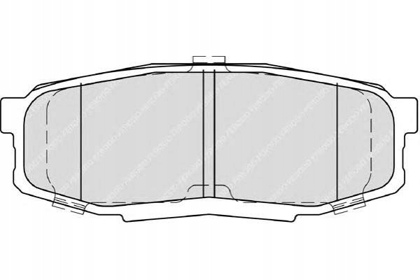 фото №1, Ferodo fdb4230 набор тормозных колодок тормозных, тормоза дисковые
