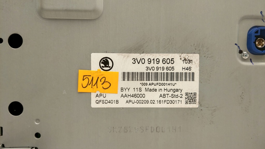 фото №8, Дисплей екран skoda superb 3v0919605