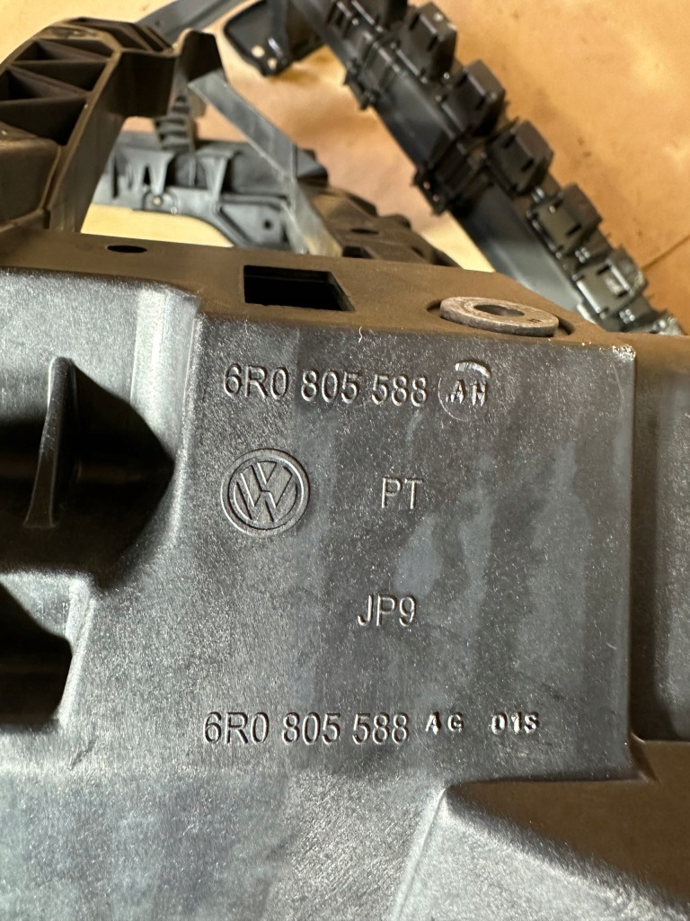 фото №12, Vw polo v 5 6r 6c lift 09-17r pas передній підсилювач + балка