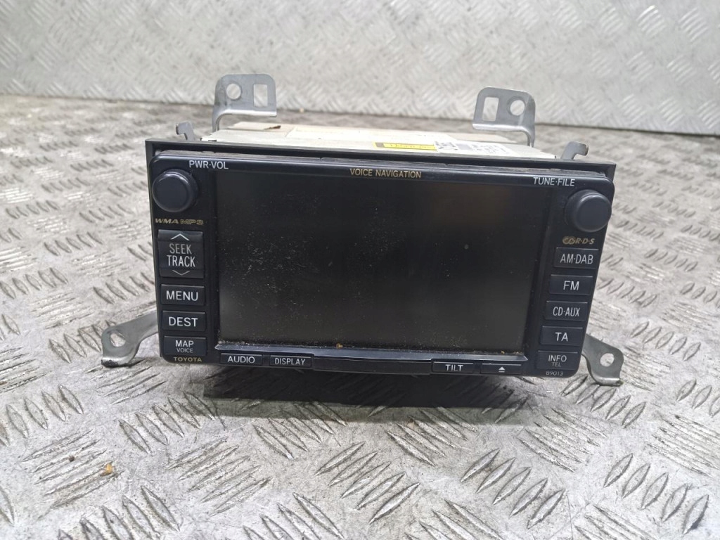 фото №1, Toyota avensis t27 радіо заводський 86120-20a90