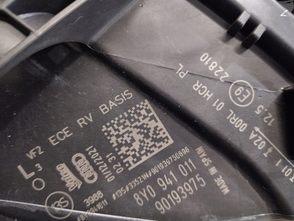 фото №11, 8y0941011 8y0941012 комплект лампа перед full led a3 8y 2020+