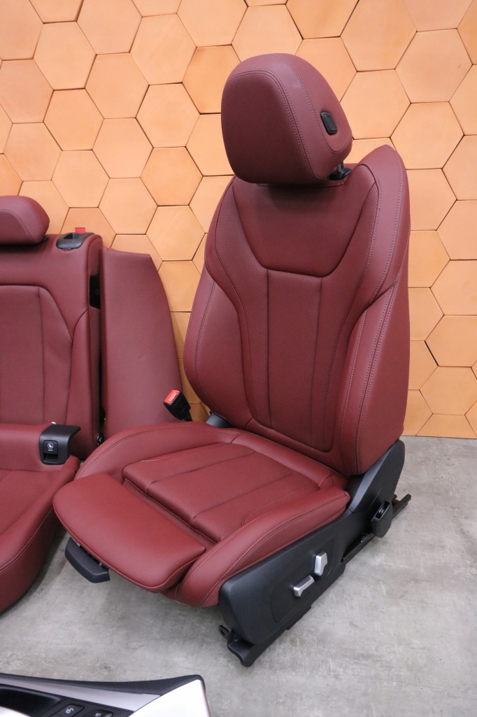 Bmw x4 g02 lci салон сидіння заднє сидіння обшивки sport tacora rot пам'ять 26 km ! Ціна
