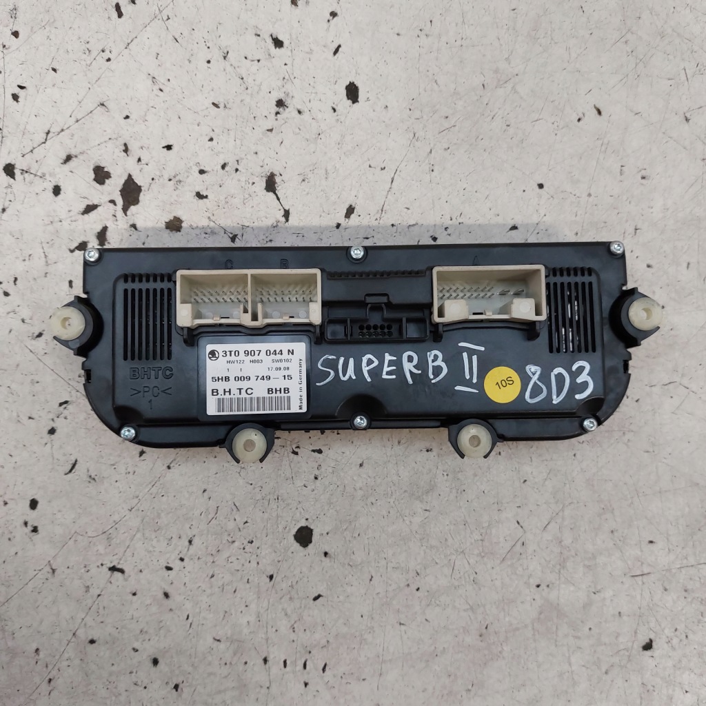 фото №11, Skoda superb ii 2 панель управление кондиционера