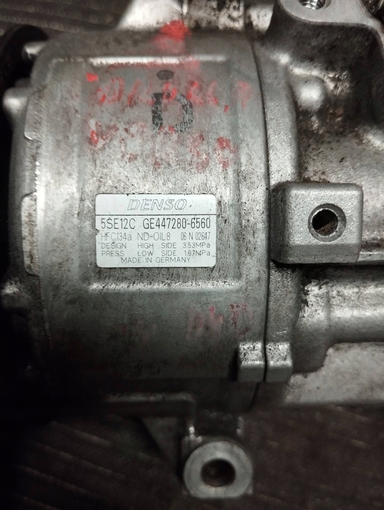 фото №9, Компрессор кондиционера avensis t27 verso 2.0 d4d ge4472806560