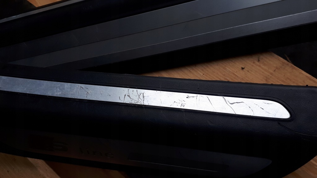 фото №10, Q5 8r молдинг накладка порог перед задняя sline 4x