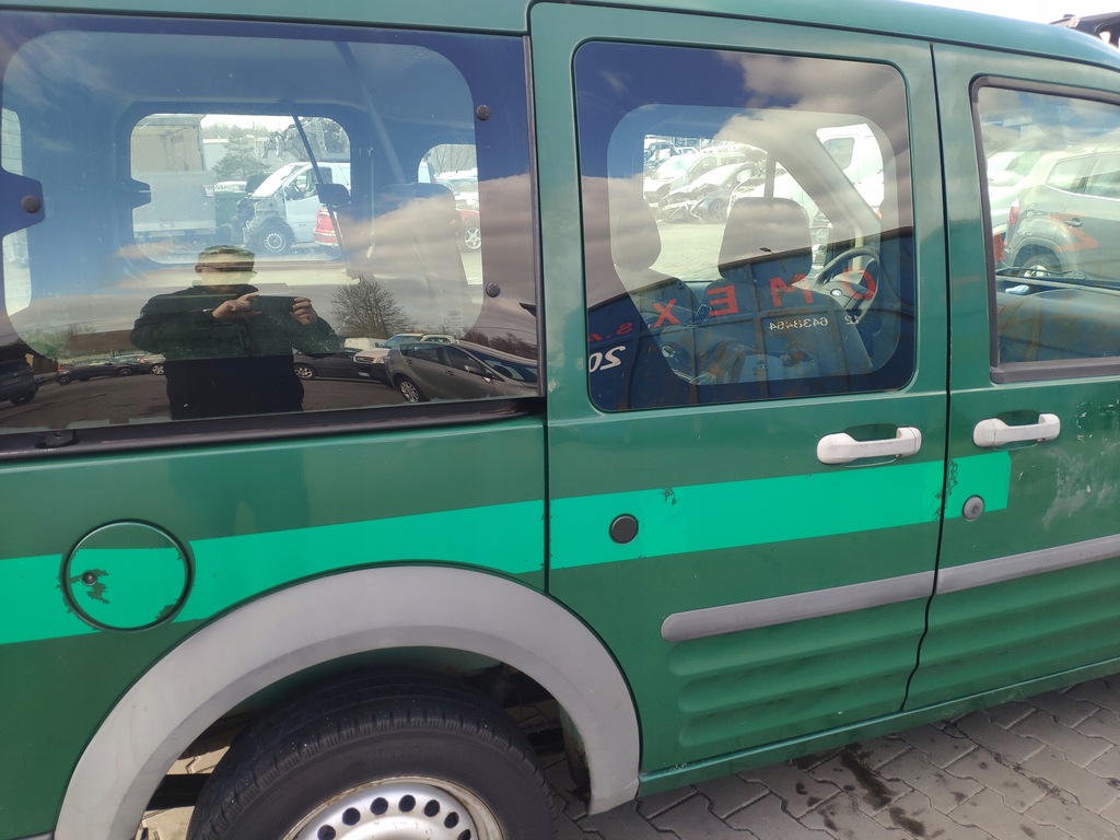 фото №10, Ford tourneo connect mk1 двері праве зсувні скло двері