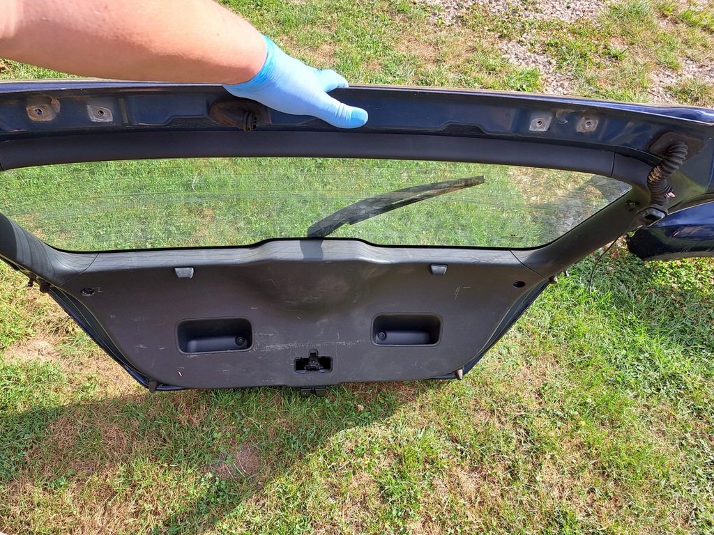 фото №7, Hyundai i30 i 08r hb крышка багажника задняя задняя + стекло europa 2x спойлер