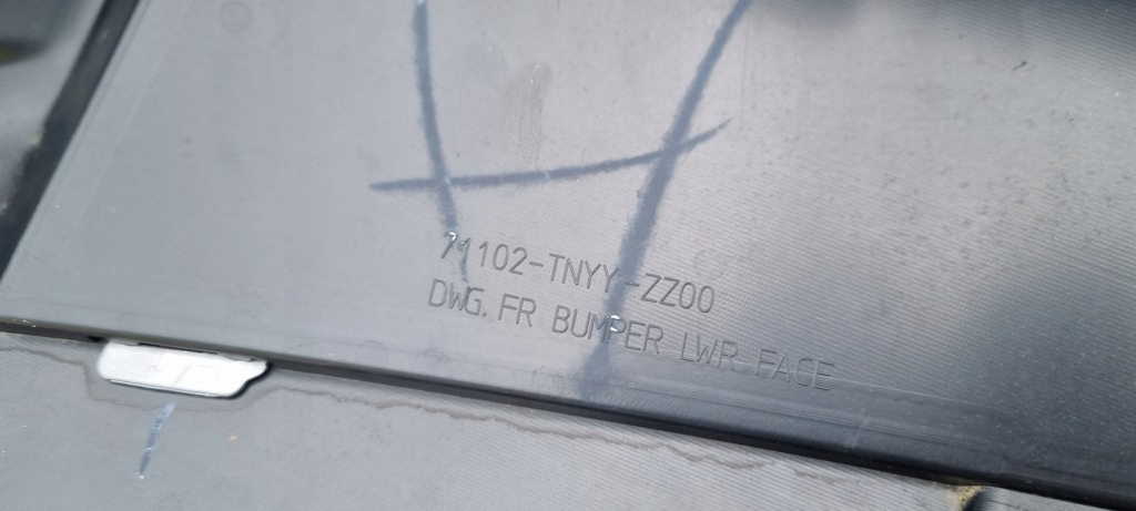 фото №8, Honda cr-v v 2018- молдинг накладка-спойлер бампер перед оригінал