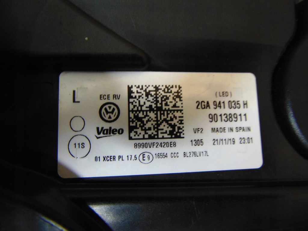 фото №3, Лампа левая full led vw t-roc 2ga941035h