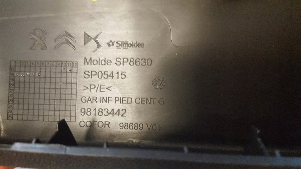 фото №4, Ds7 защита стойка молдинг порог левая 98183442