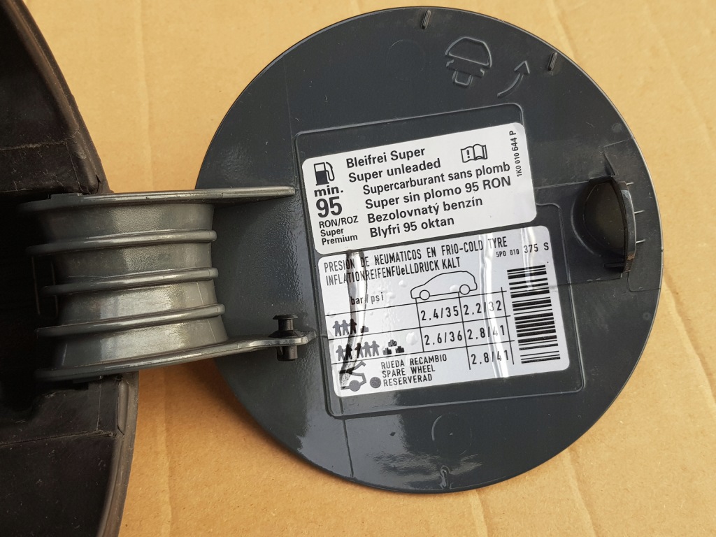 фото №14, Кришка вкладиш заливної пального / seat leon ii 2 - 2005-2012 / lz7x - super стан