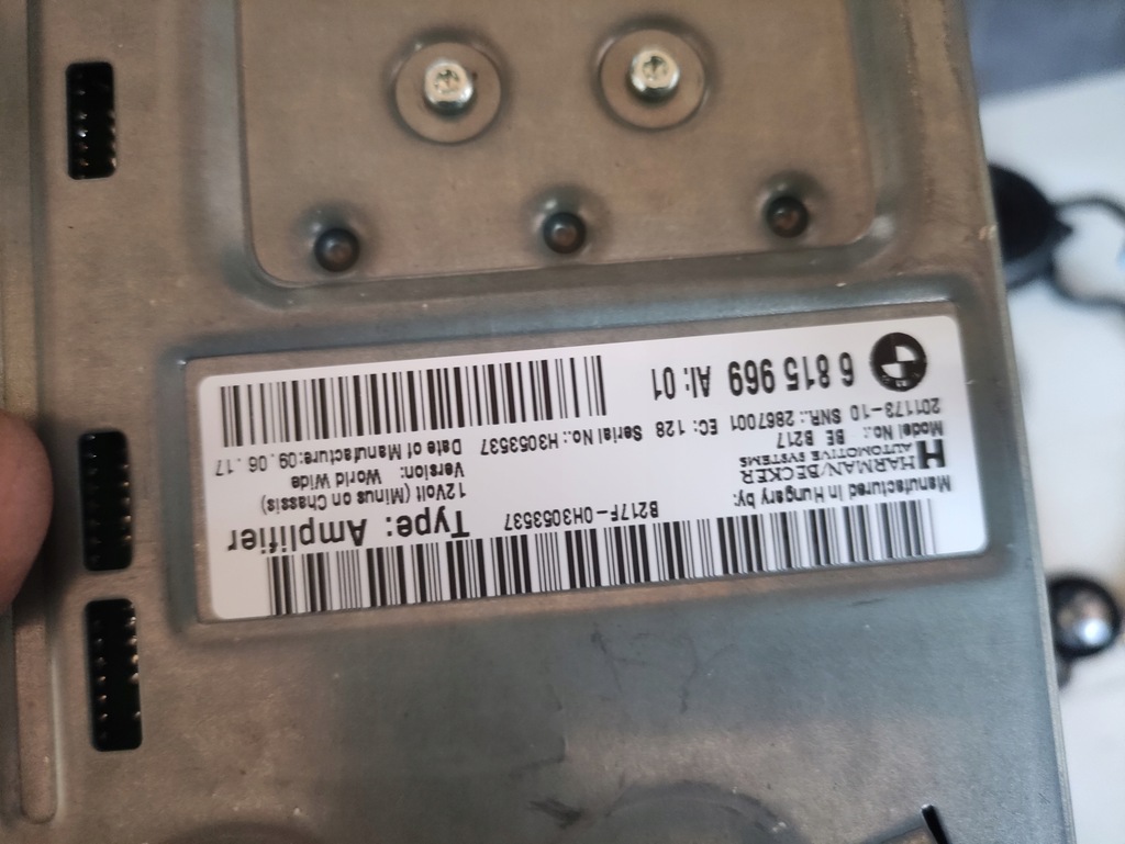 фото №7, Динаміки підсилювач harman kardon bmw 6 f06 m6